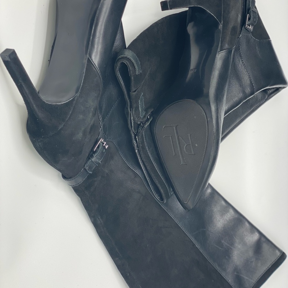 Ralph Lauren tall black boots